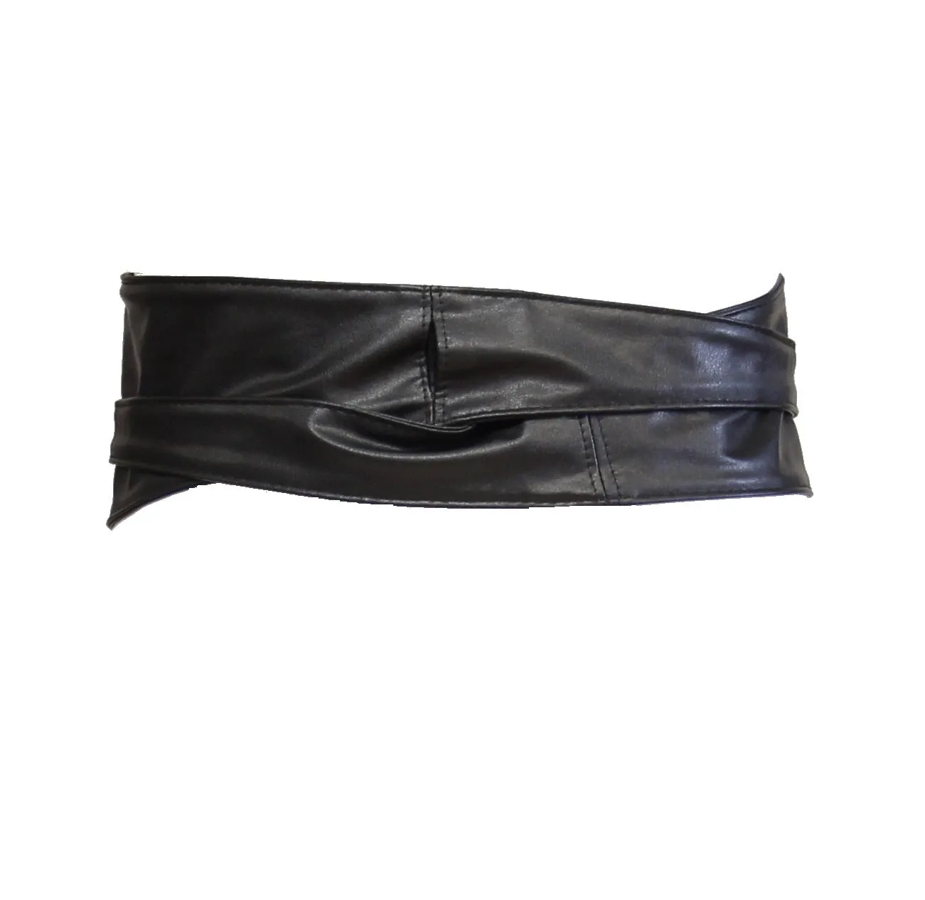 11cm Black Wrap Round Waist Belt