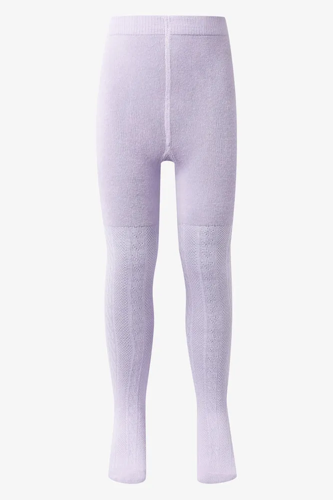 2 Pack Tights Cream & Lilac