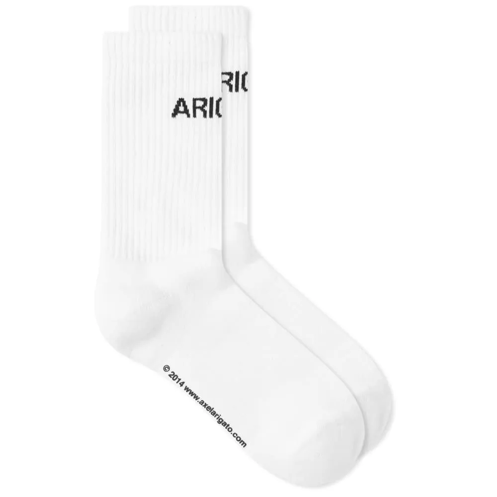 Axel Arigato tube socks, white