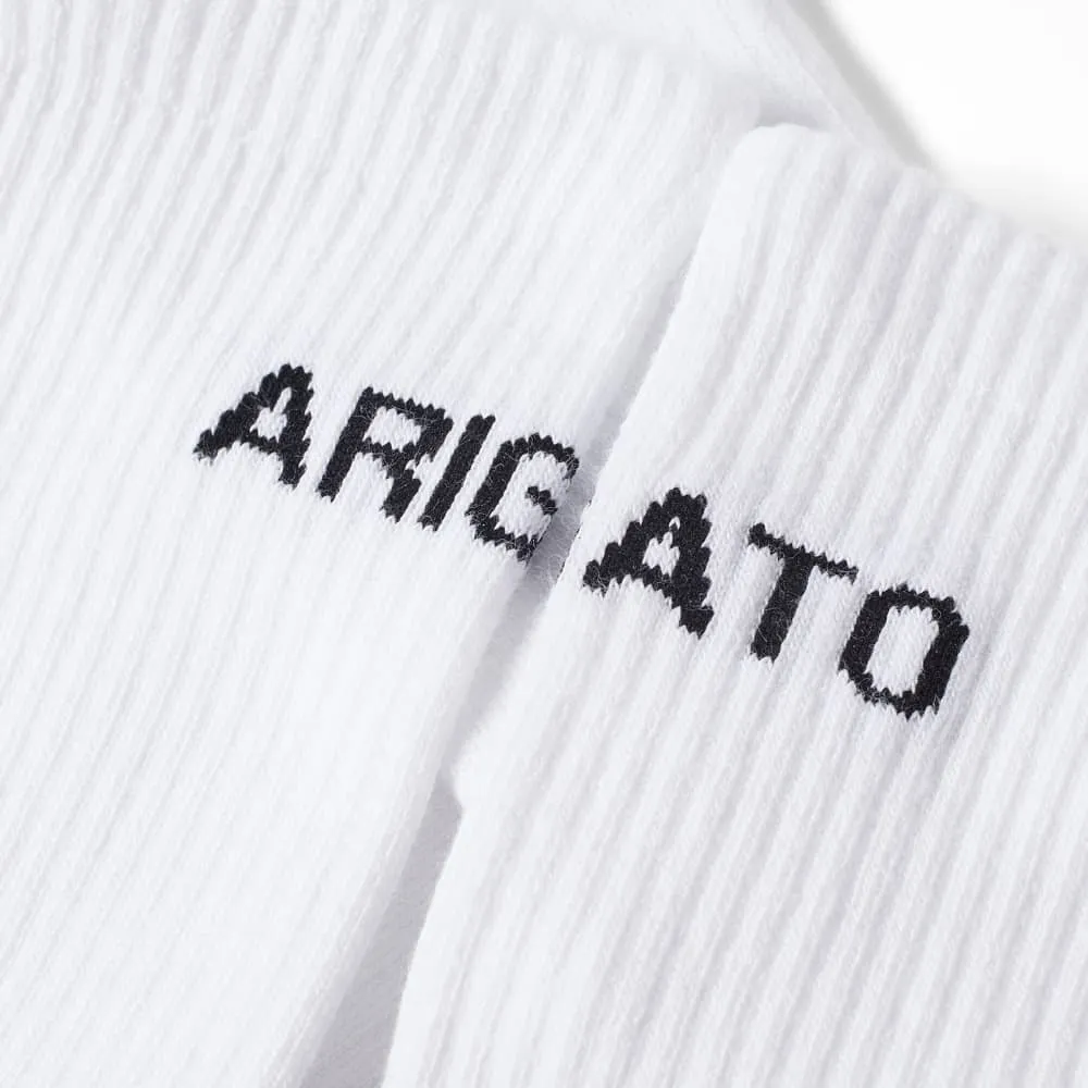 Axel Arigato tube socks, white