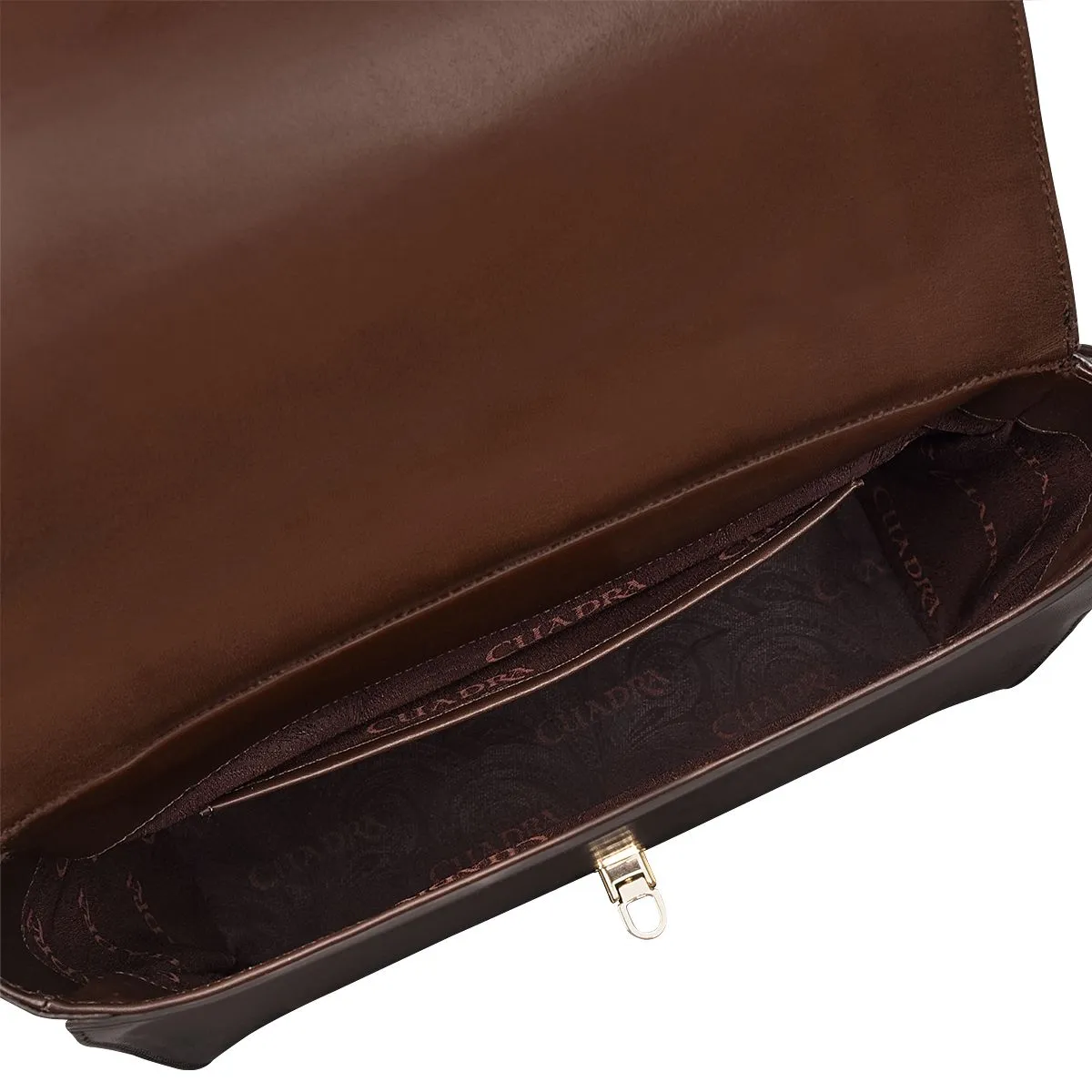 BOD33MA - Cuadra chocolate dress fashion stingray leather messenger for women