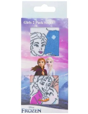 Bonds Frozen Crew Socks Box Set 2 Pack - Frozen