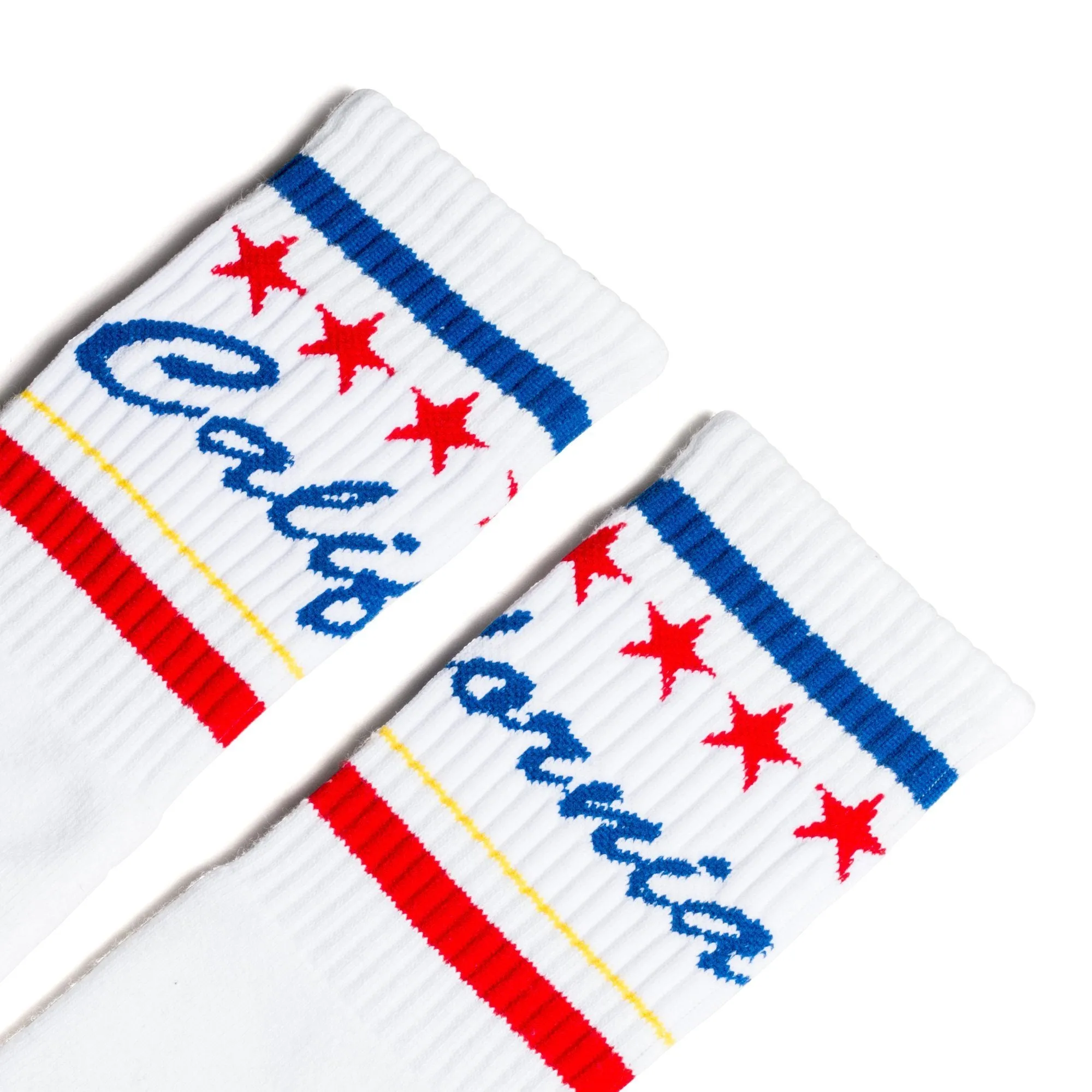 Cali Words Socks | White