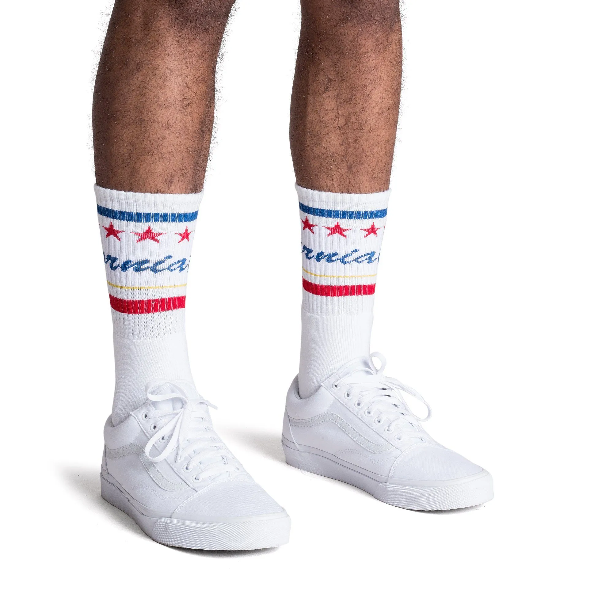 Cali Words Socks | White