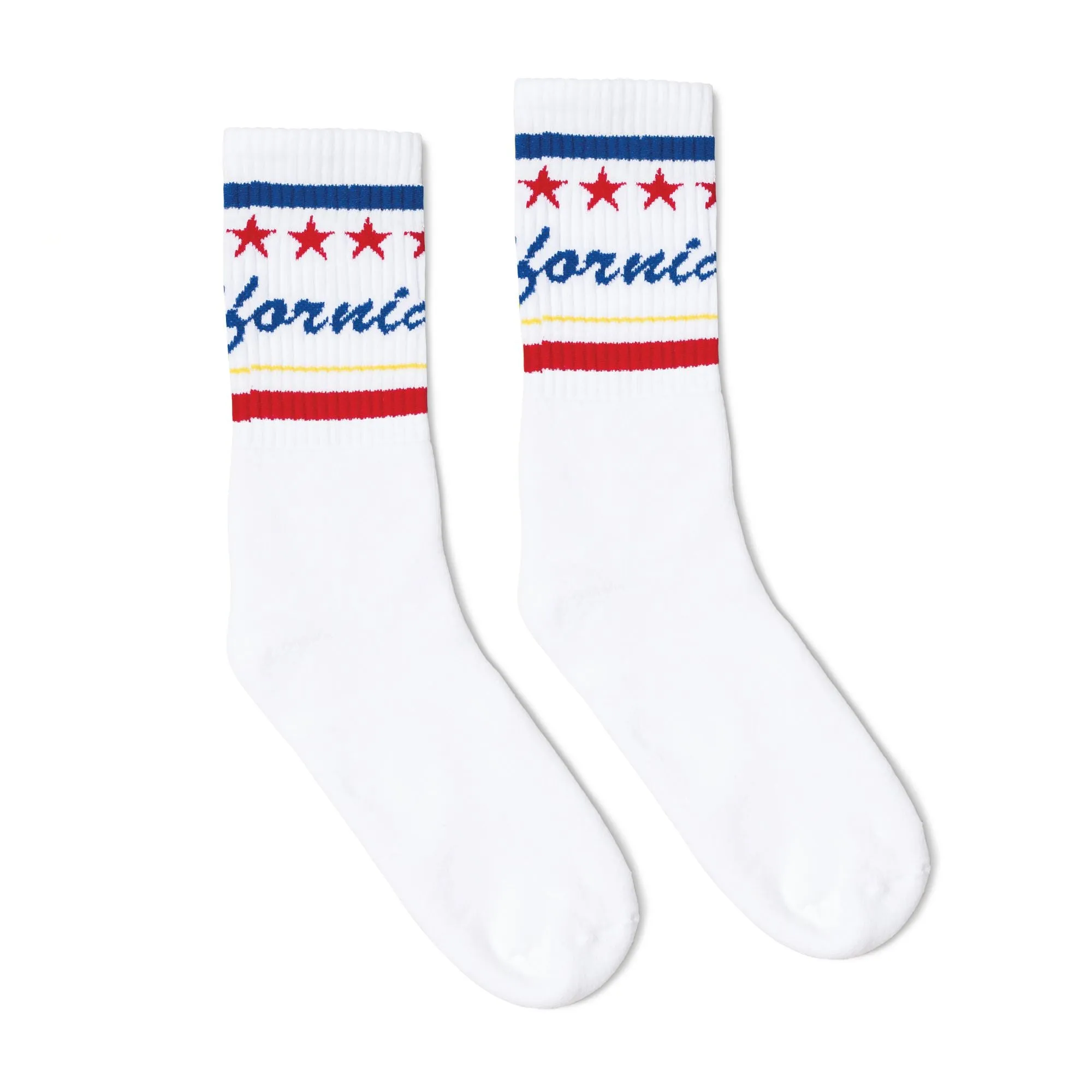 Cali Words Socks | White