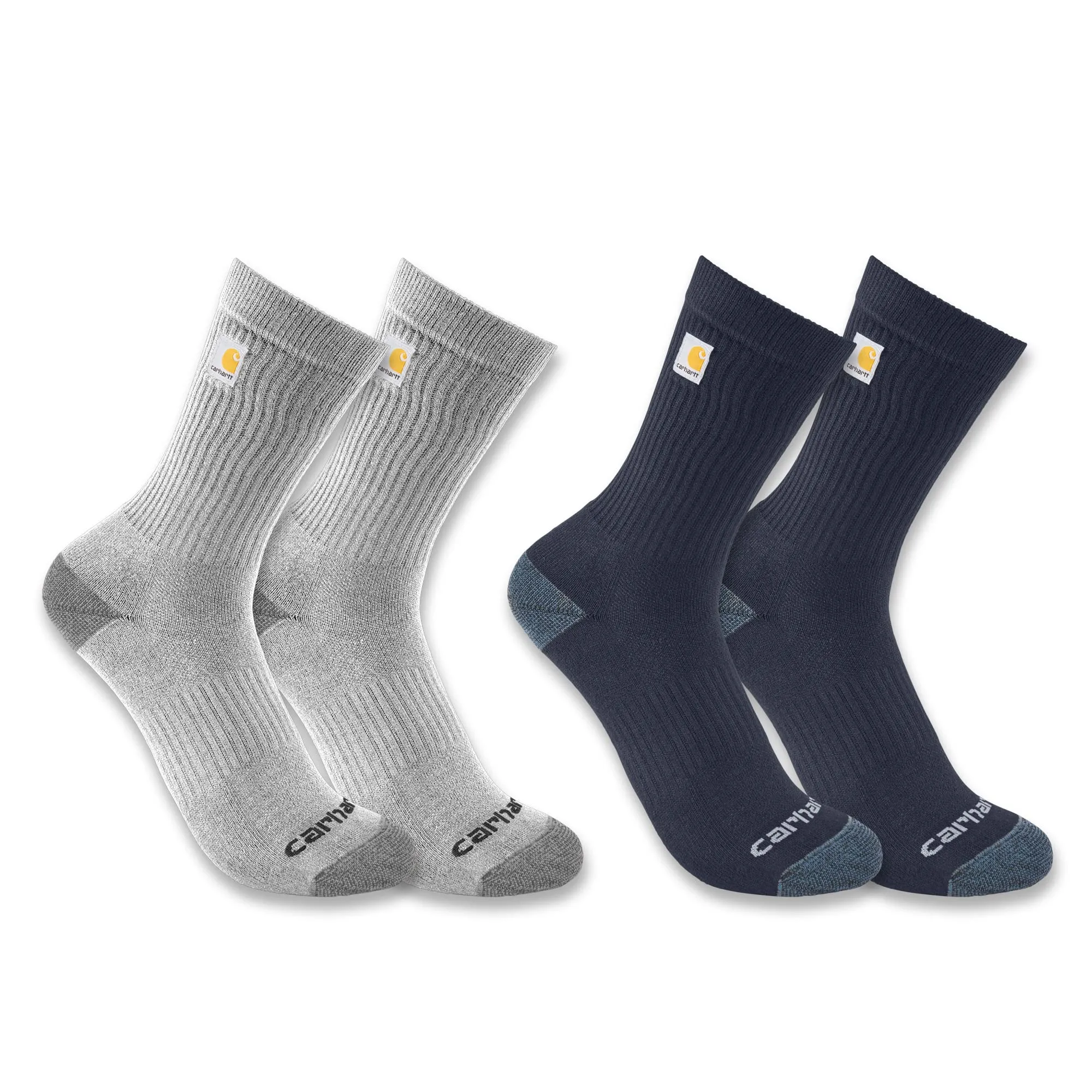 Carhartt SC9972M Men's Midweight Logo Crew Sock 2 Pack