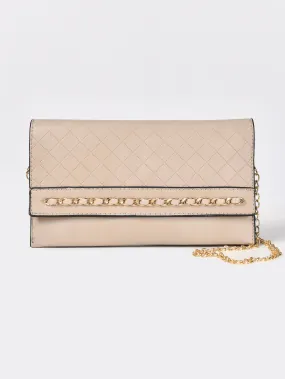 Chained Textured Clutch