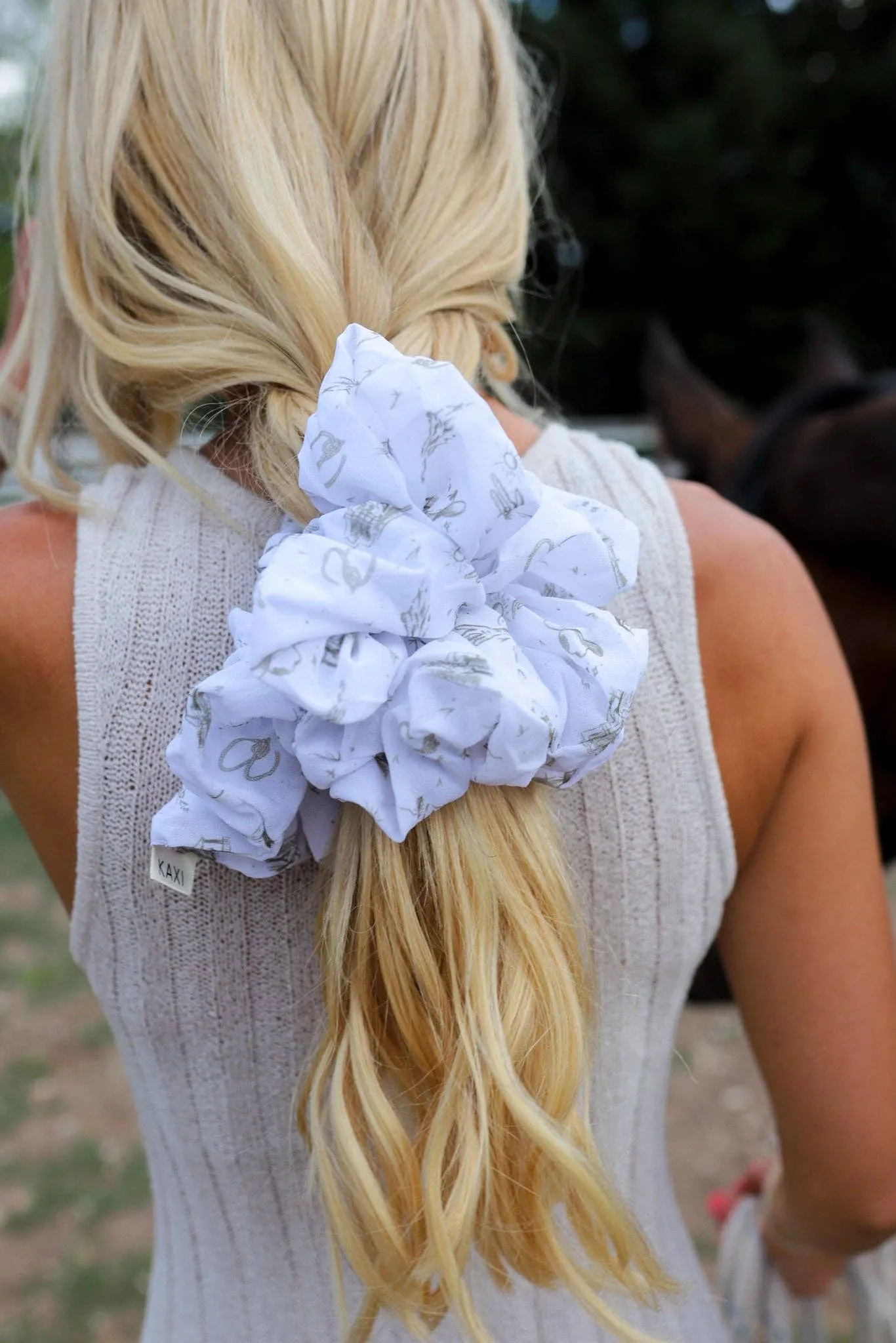 COASTAL COWGIRL JUMBO SCRUNCHIE