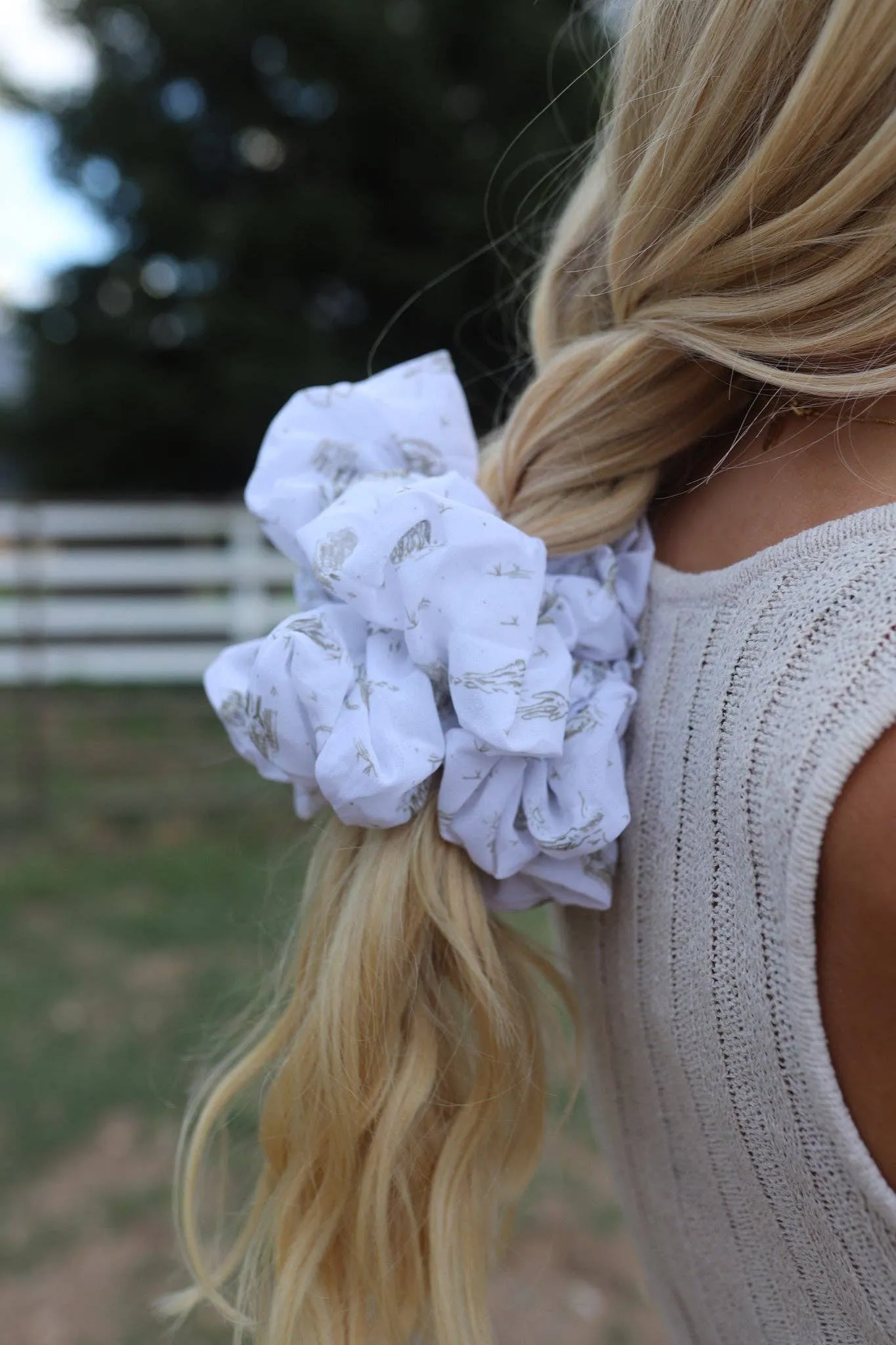 COASTAL COWGIRL JUMBO SCRUNCHIE