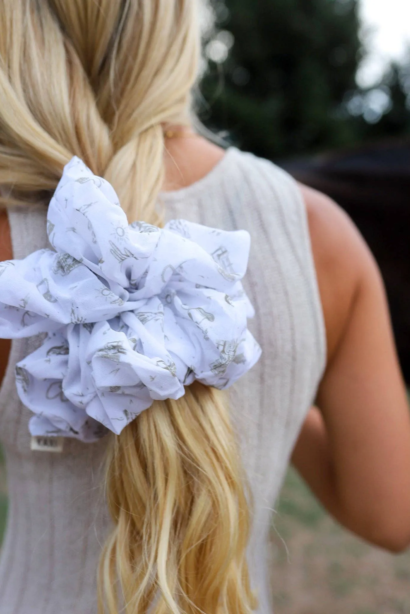 COASTAL COWGIRL JUMBO SCRUNCHIE