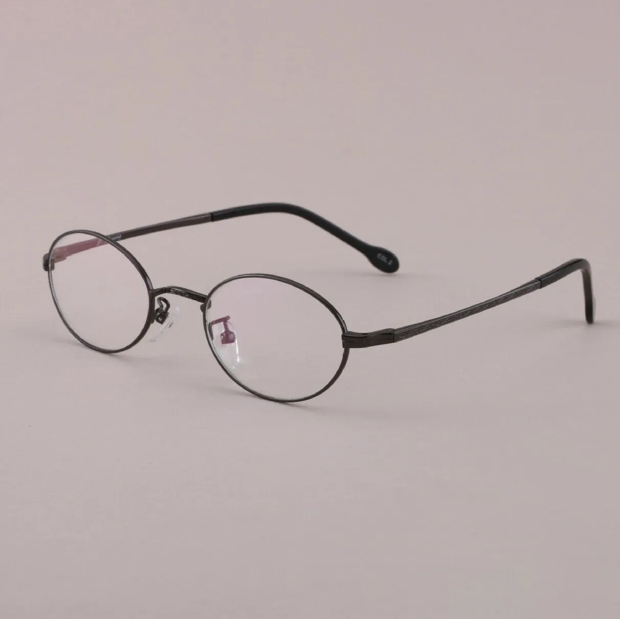 Cubojue Unisex Full Rim Oval Alloy Myopic Reading Glasses