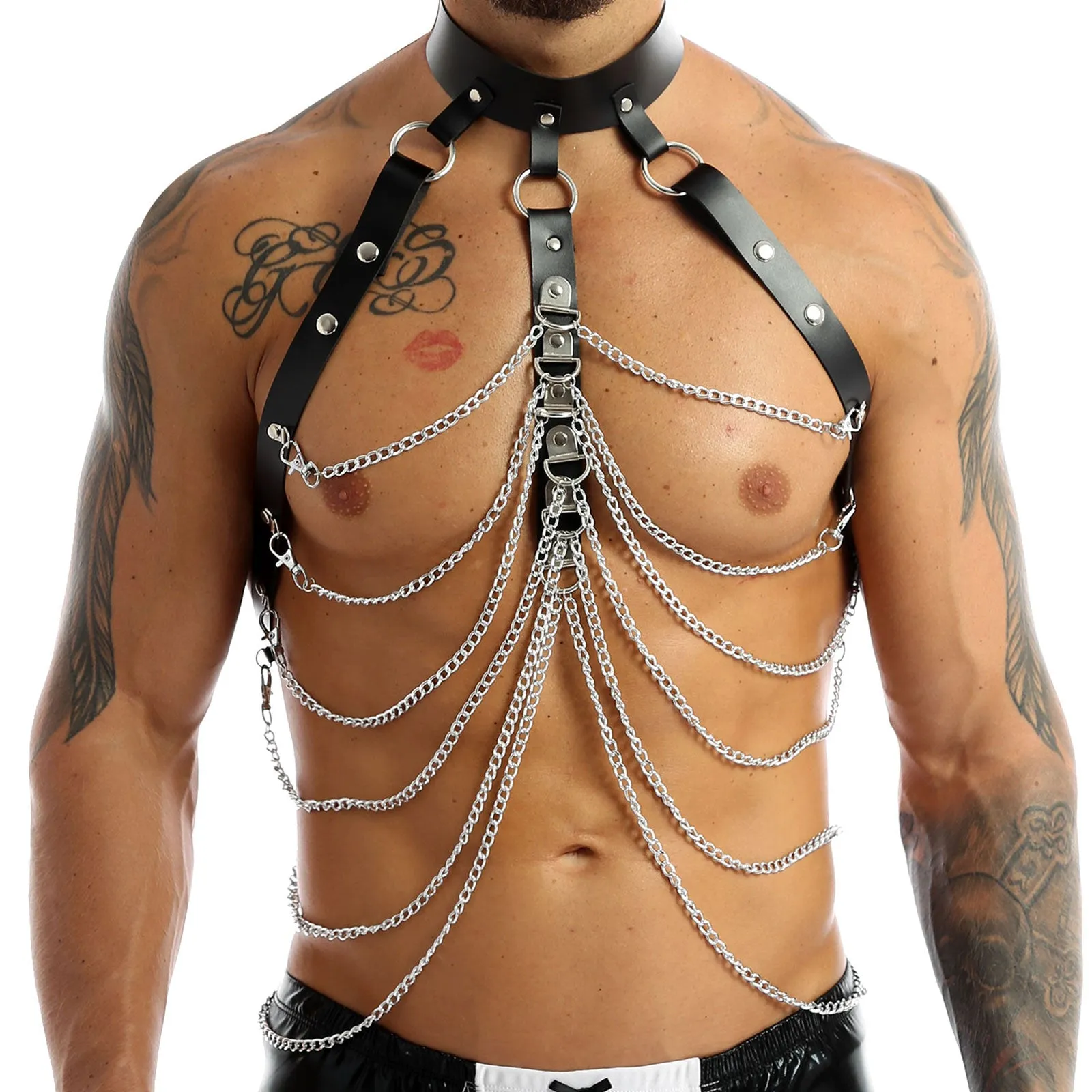 Curtain Metal Body Chain Strap Belt