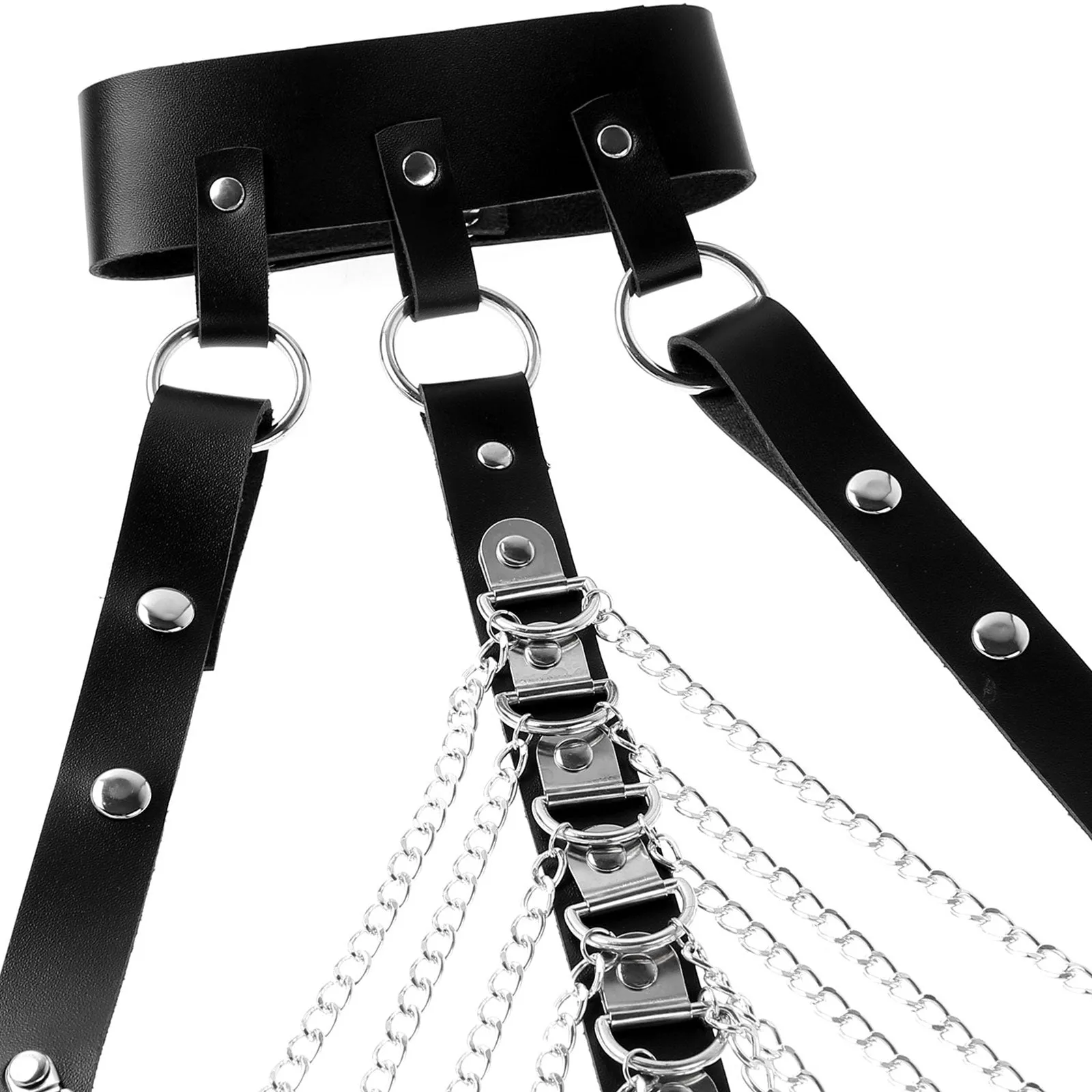 Curtain Metal Body Chain Strap Belt