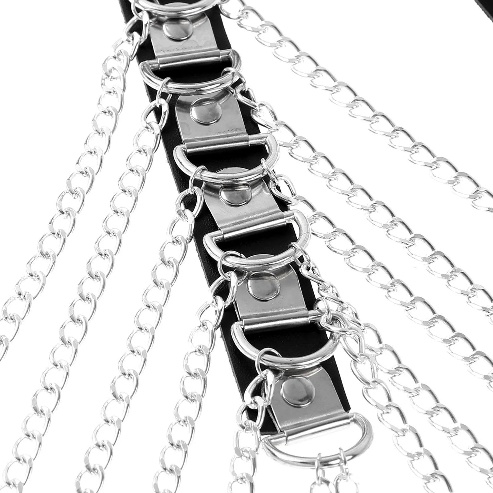 Curtain Metal Body Chain Strap Belt