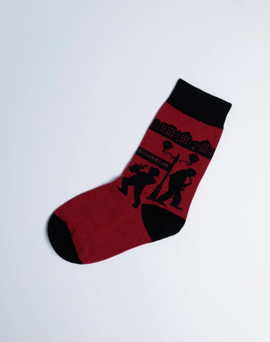 Family Bourbon Street Jazz Matching Crew Socks | 3-Pair Bundle