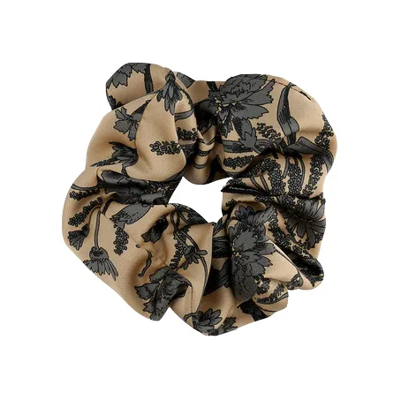 Floral Satin Scrunchies