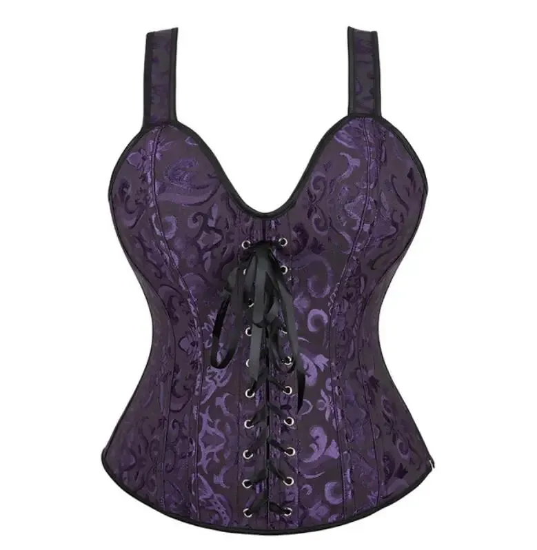 Funki Buys | Lingerie | Women's Satin Shoulder Straps Corsets