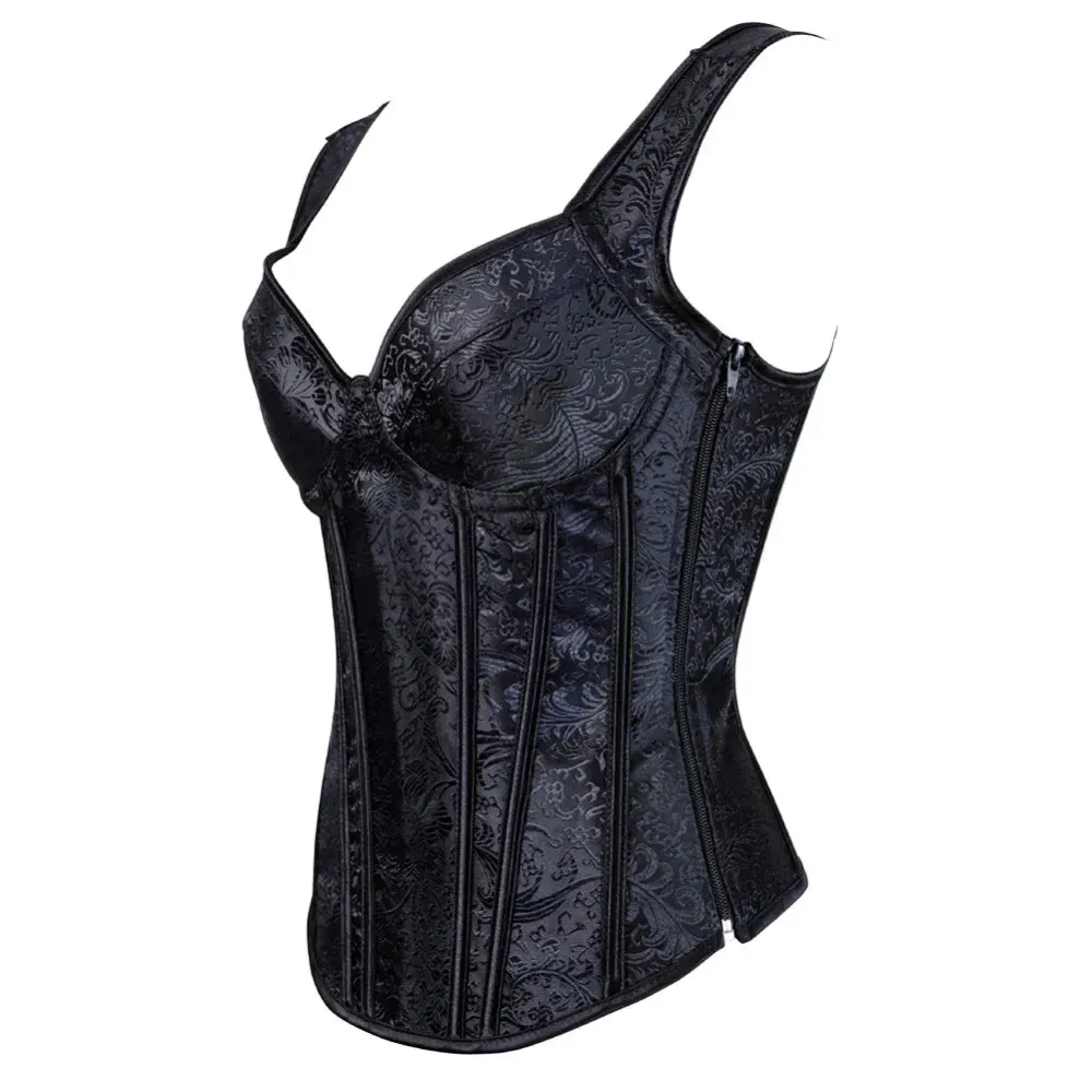 Funki Buys | Lingerie | Women's Satin Shoulder Straps Corsets