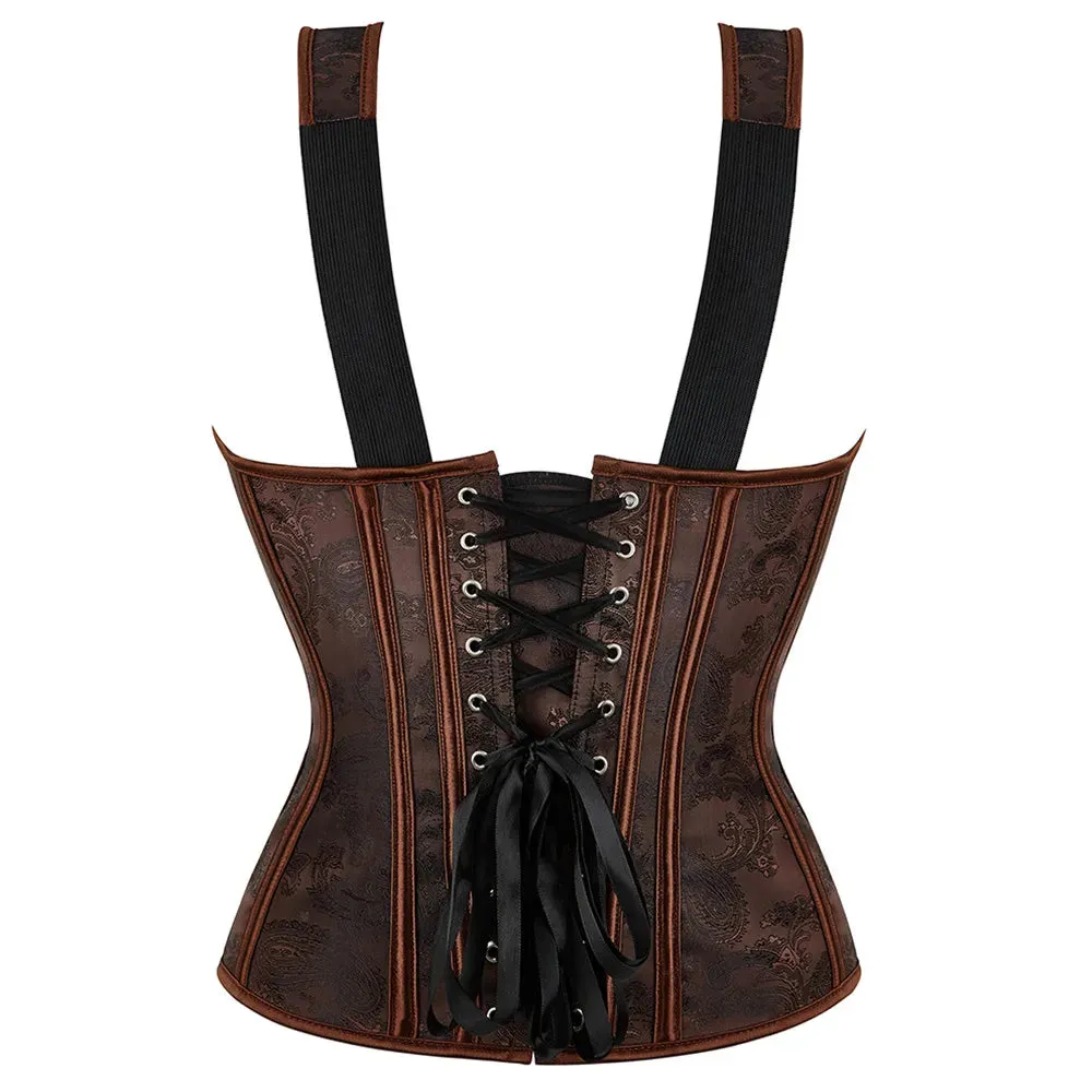 Funki Buys | Lingerie | Women's Satin Shoulder Straps Corsets