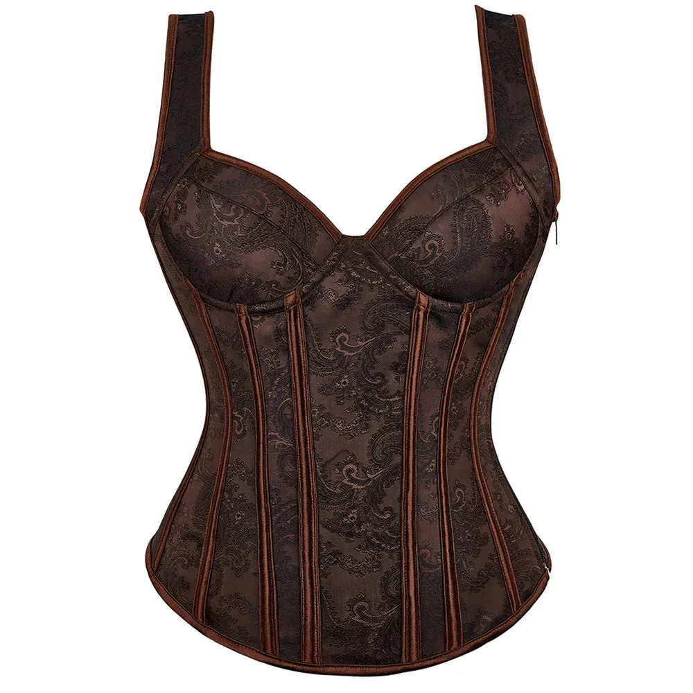 Funki Buys | Lingerie | Women's Satin Shoulder Straps Corsets