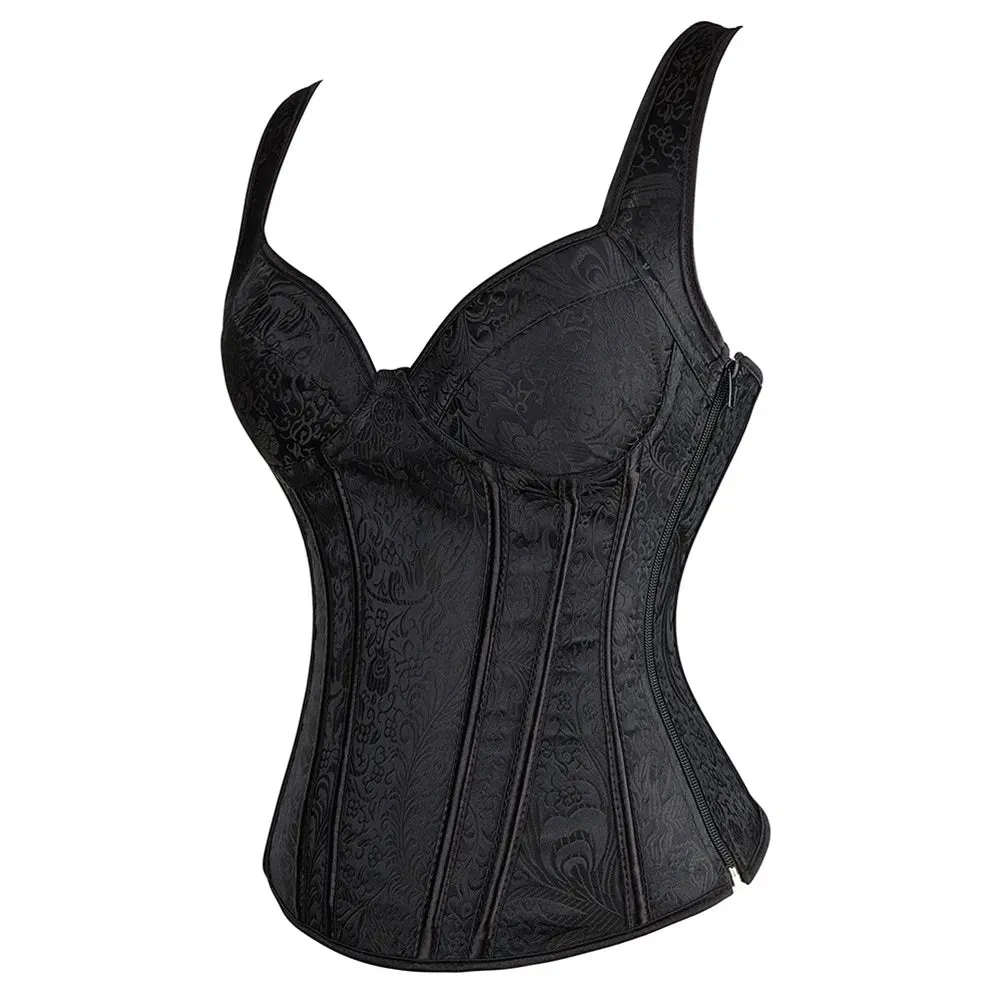 Funki Buys | Lingerie | Women's Satin Shoulder Straps Corsets