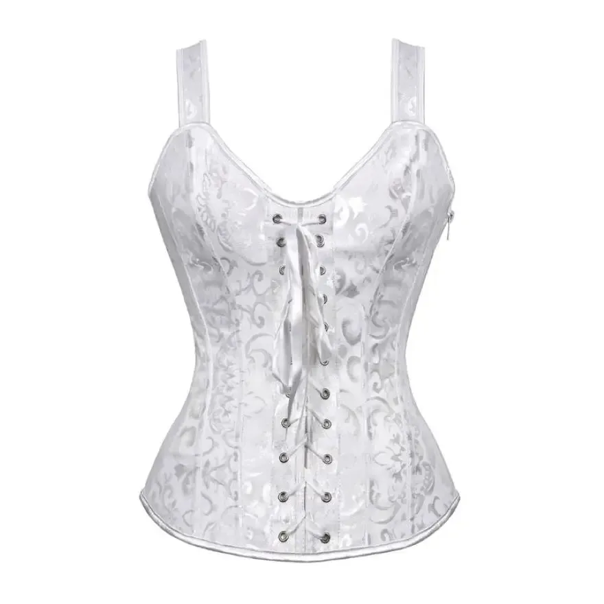 Funki Buys | Lingerie | Women's Satin Shoulder Straps Corsets