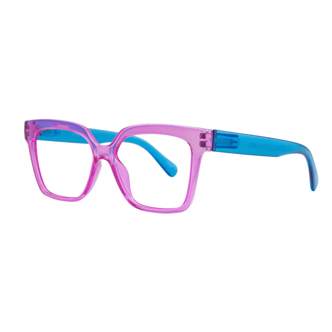 Georgia Pink Blue Reading Glasses