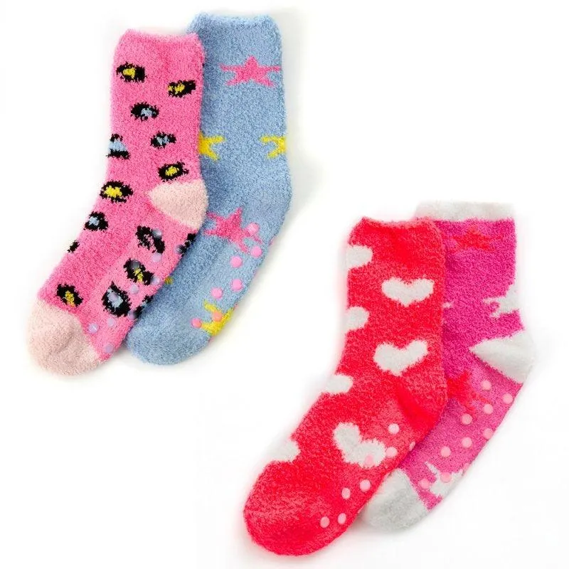 Girls Cosy Socks with Grippers