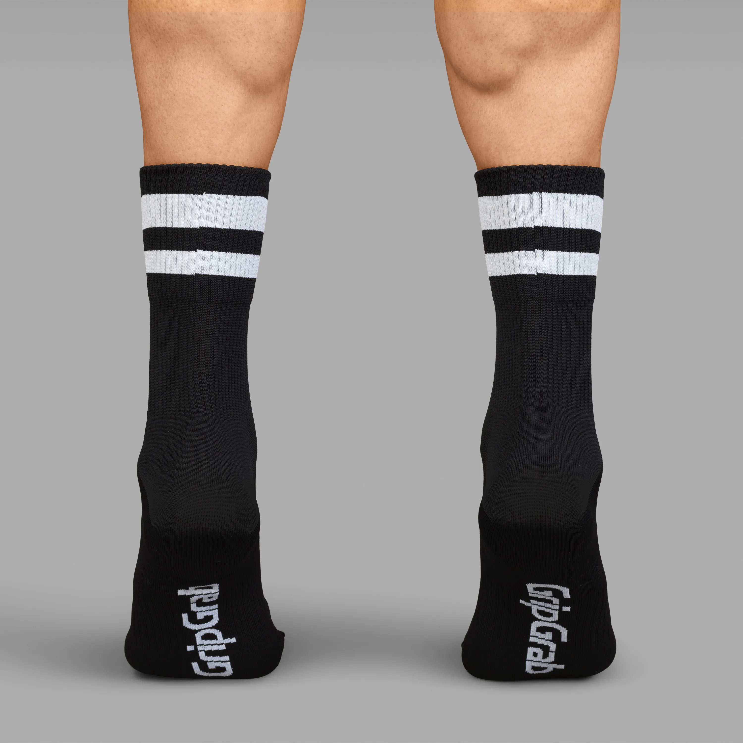 Gripgrab Original Stripes Crew Socks Black | Buy Gripgrab Original Stripes Crew Socks Black here | Outnorth