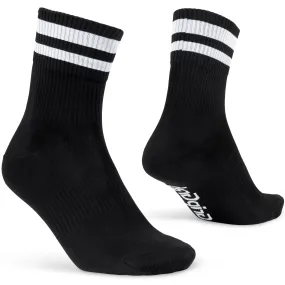 Gripgrab Original Stripes Crew Socks Black | Buy Gripgrab Original Stripes Crew Socks Black here | Outnorth