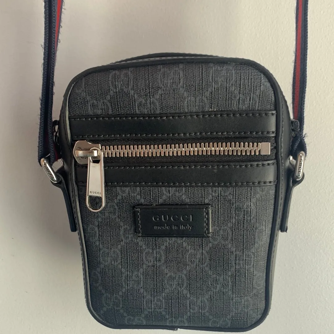 Gucci GG Black Messenger Bag