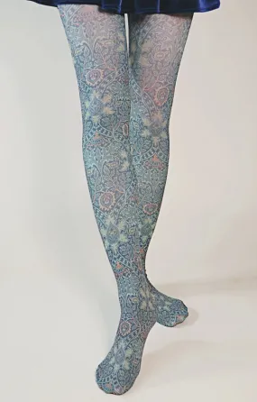 Ispahan by William Morris printed Art Tights