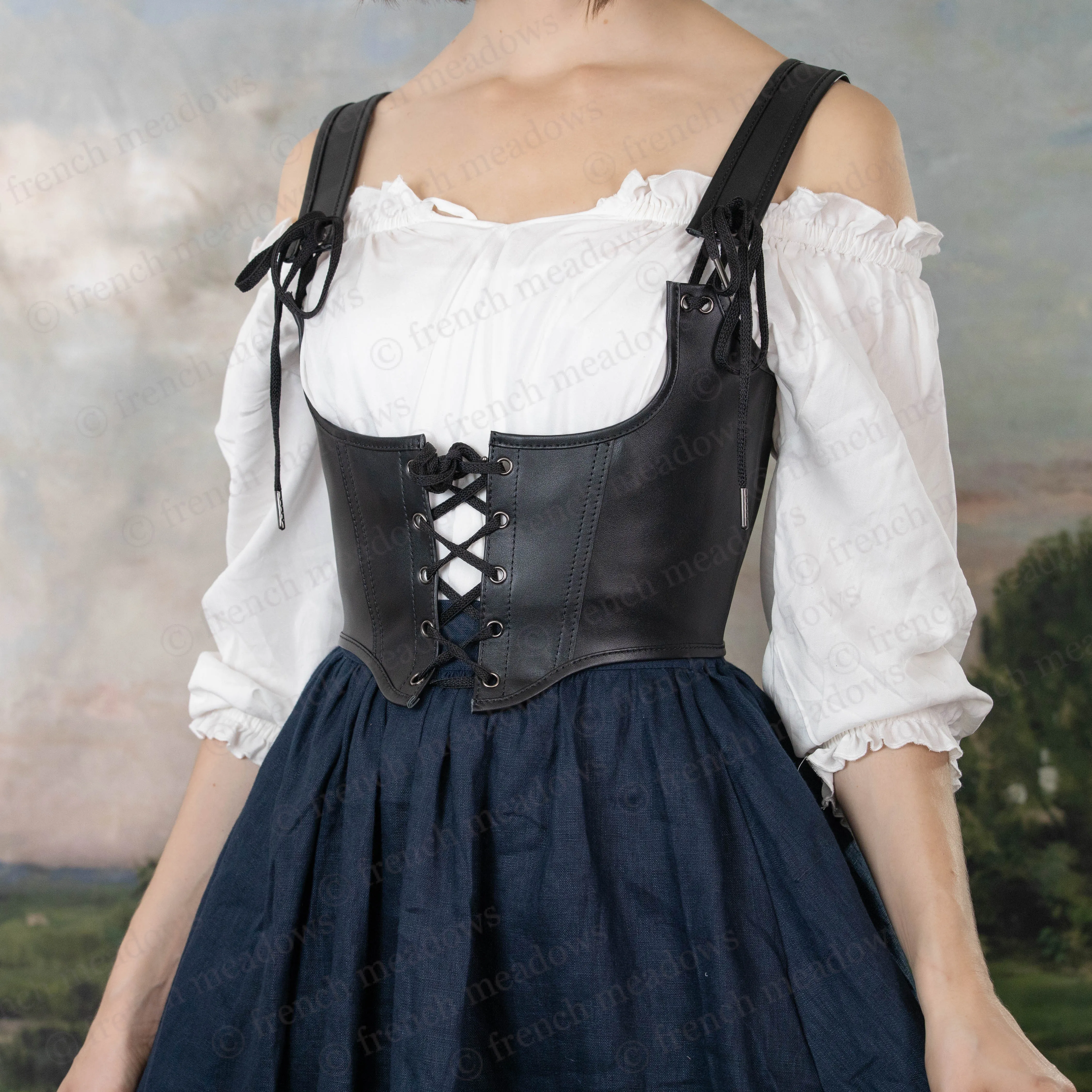 Leather Underbust Corset Belt