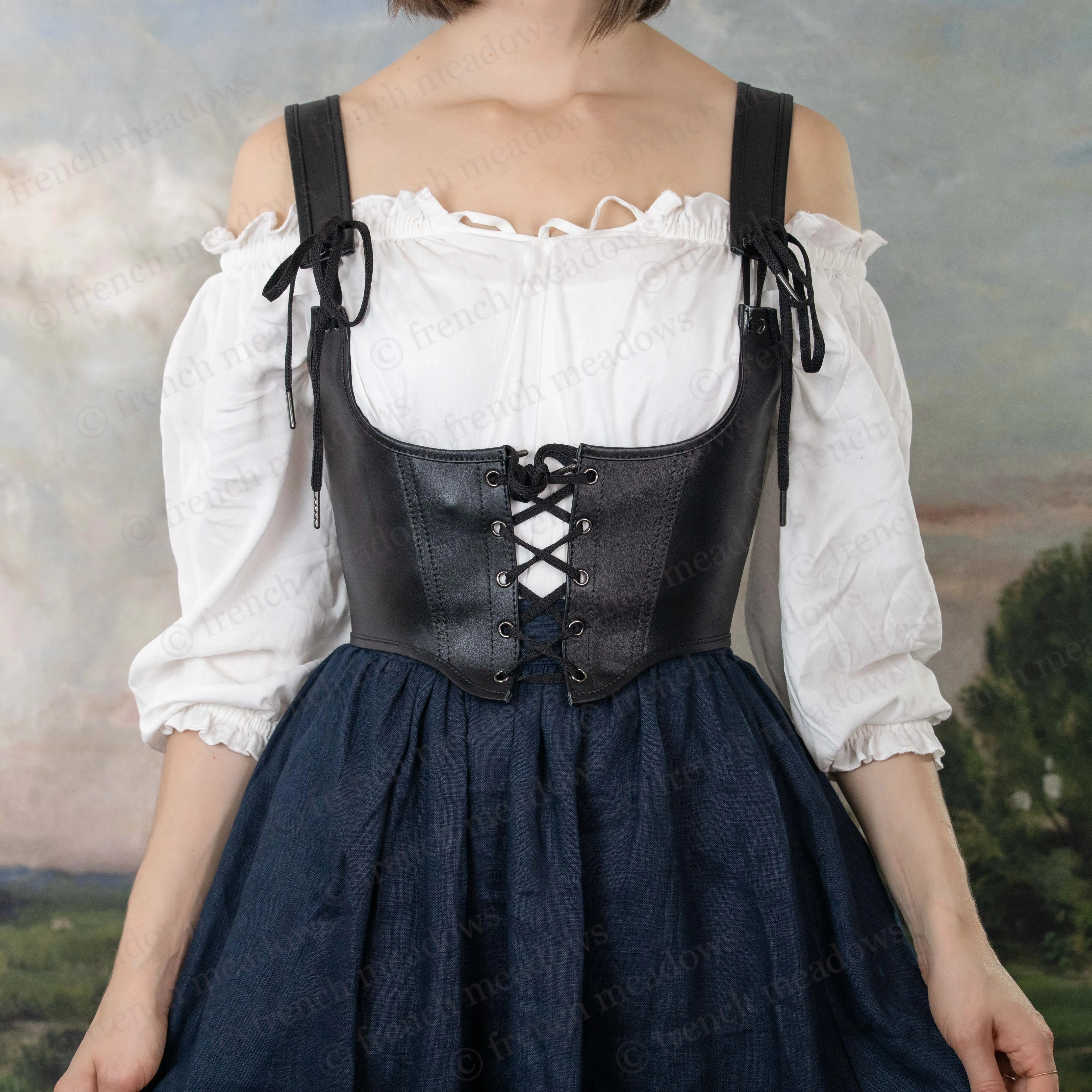 Leather Underbust Corset Belt