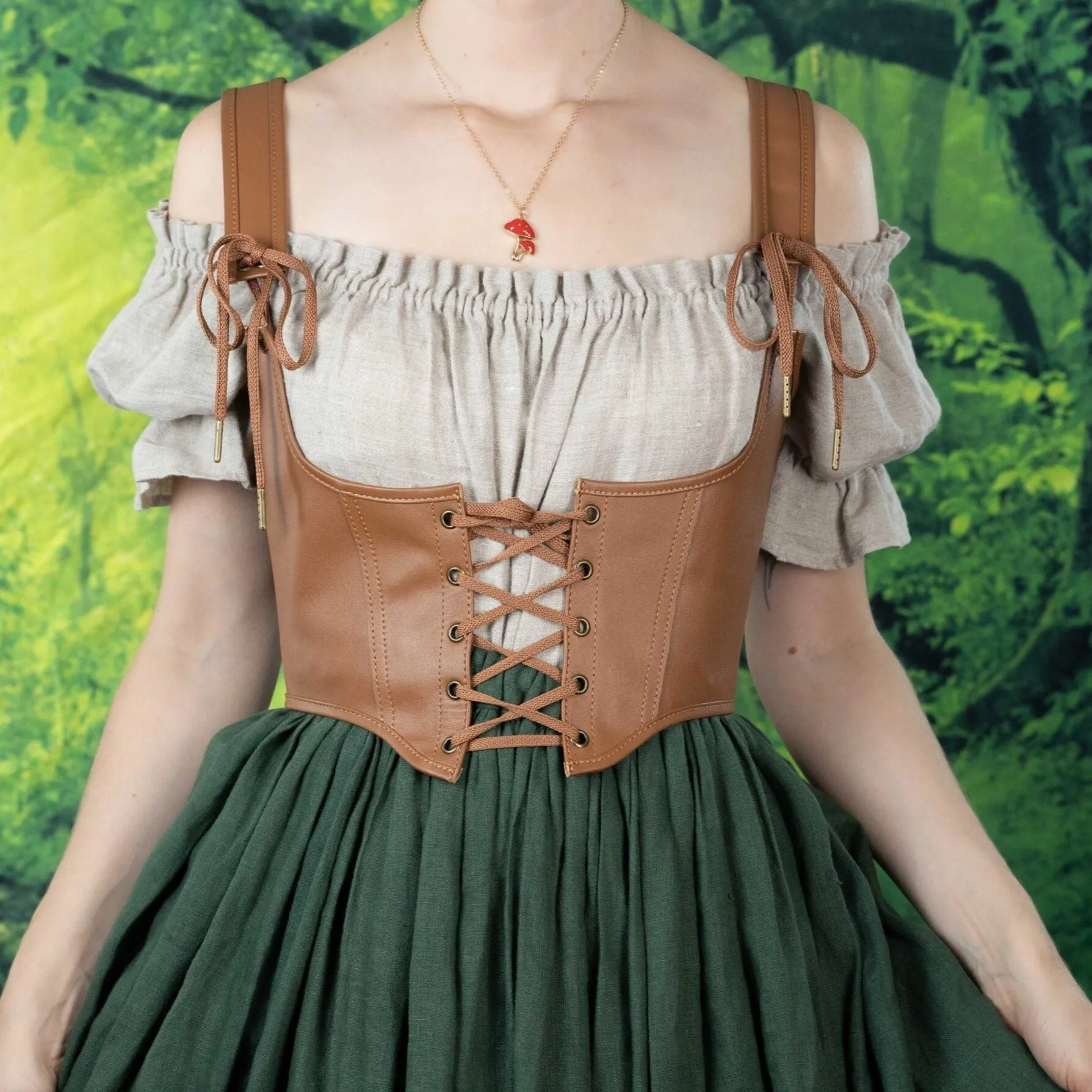 Leather Underbust Corset Belt