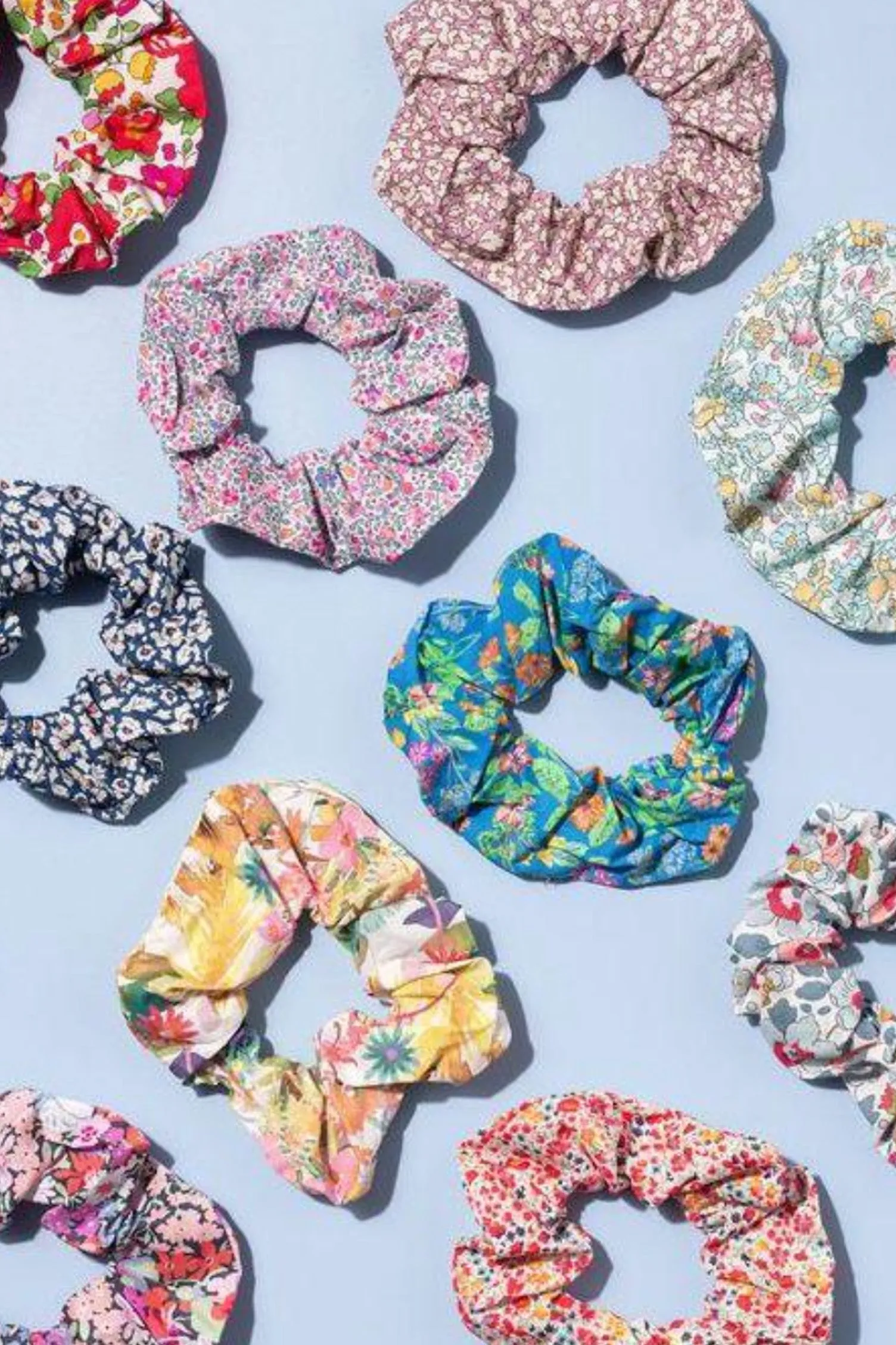 Liberty Print Scrunchies