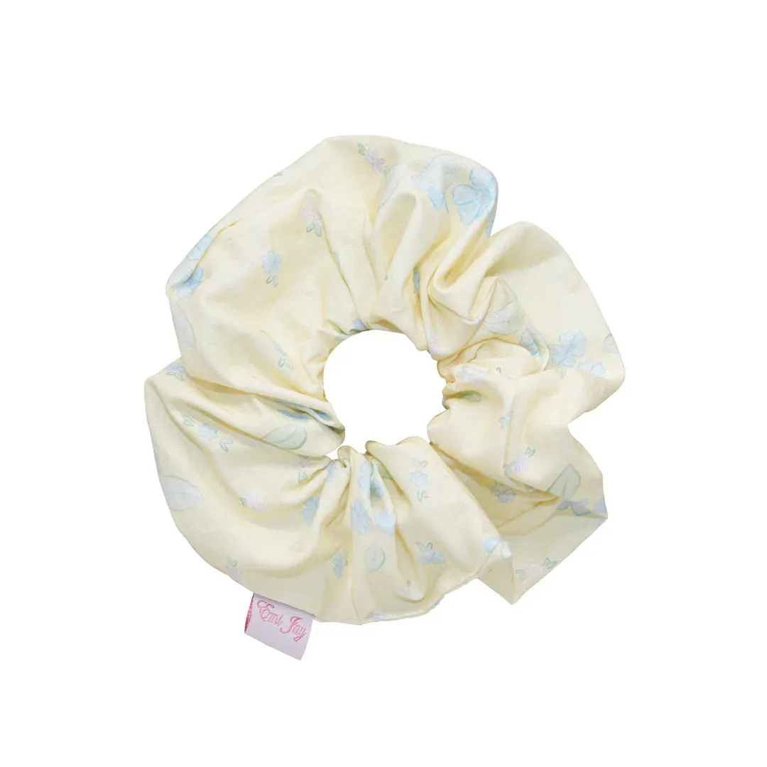 Linen Printed Scrunchie