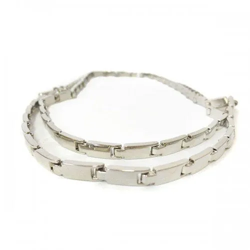 LIZZY - Womens Silver Metal Chain Belt - CLEARANCE