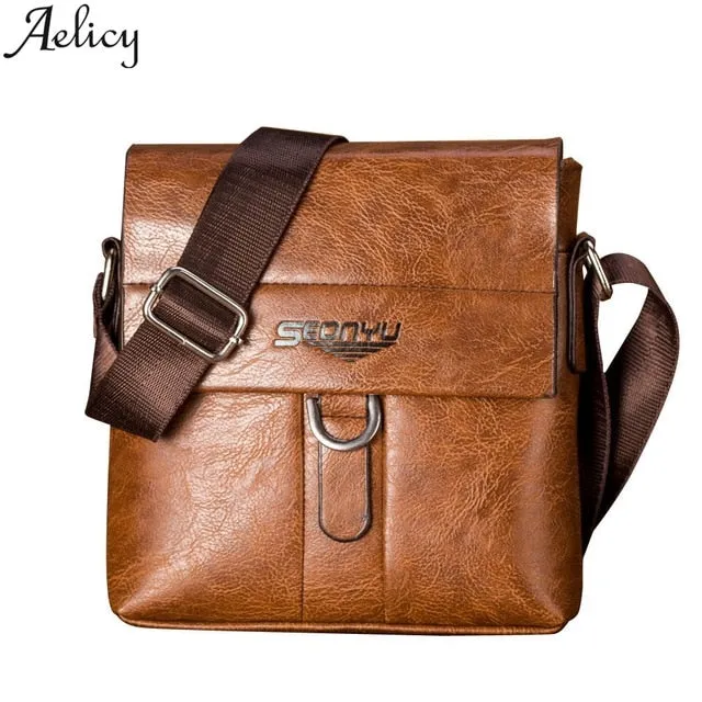 Men Travel Messenger Bags Tote Flap Bag