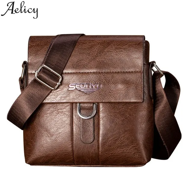 Men Travel Messenger Bags Tote Flap Bag