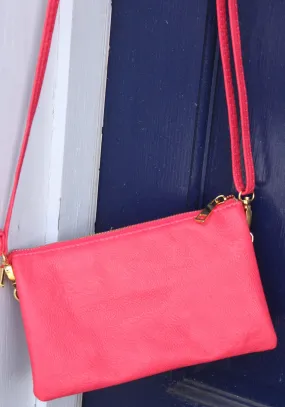 Monogrammed Clutch Coral