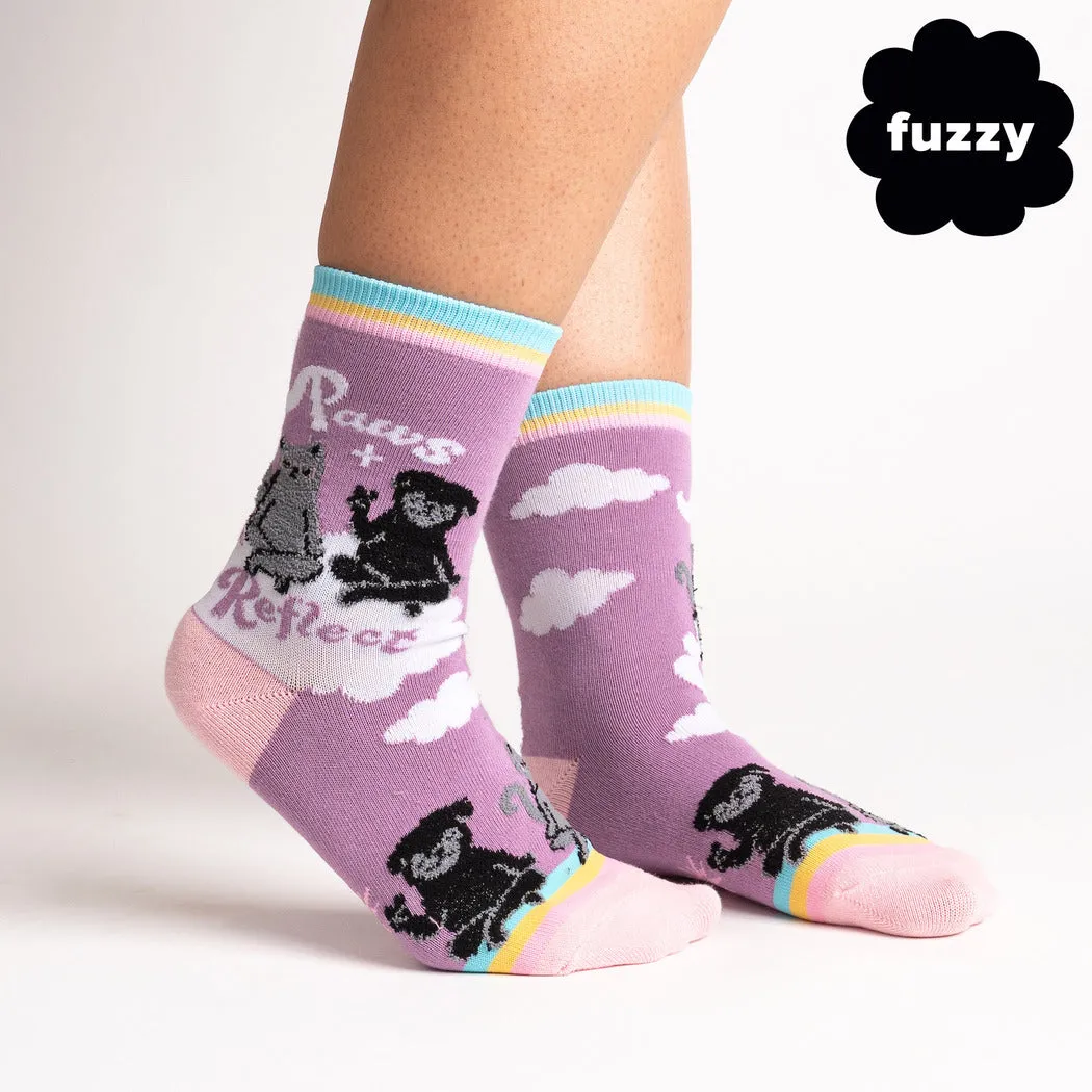 Paws   Reflect Women's Crew Socks