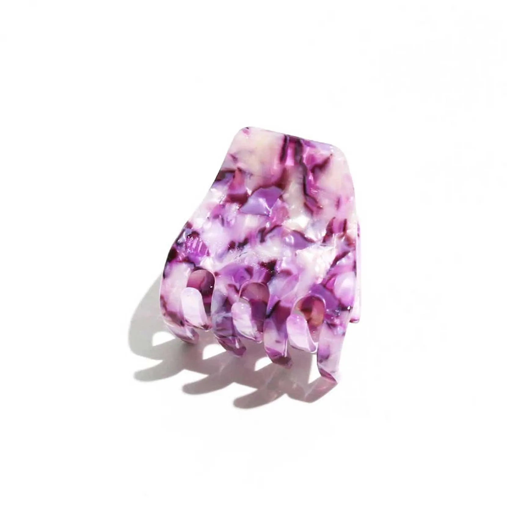 Petite Wild Orchid Claw Clip