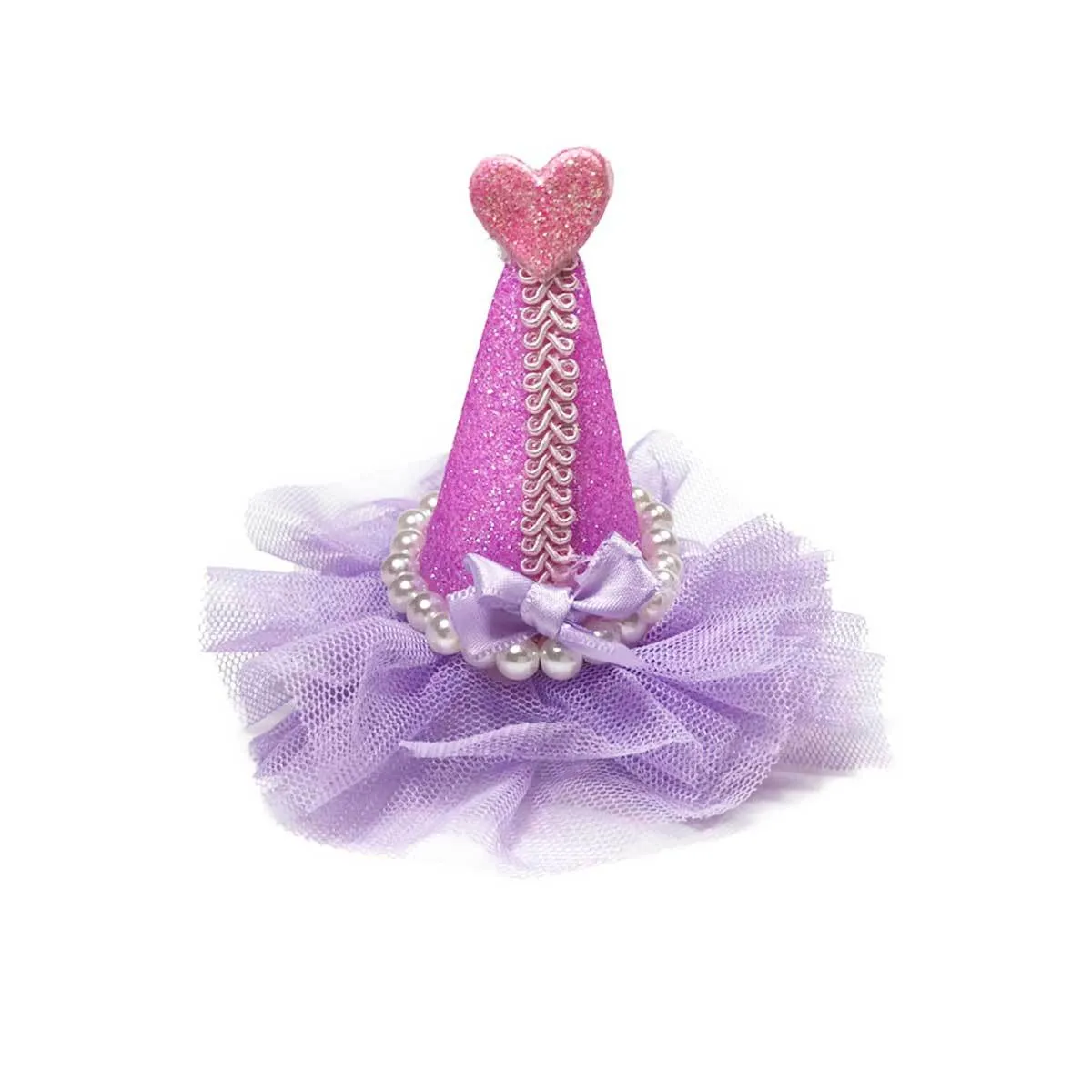 Pretty Party Hat Clip-On in Lavender