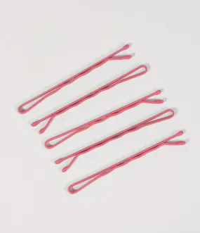 Retro Style Raspberry Pink Matte Bobby Pins