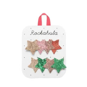 Rockahula Jolly Glitter Star Clips