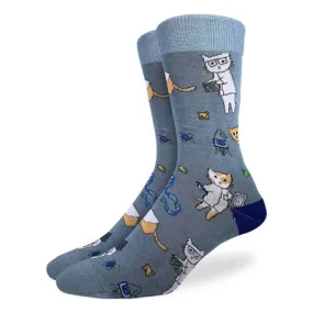 Science Cats Socks