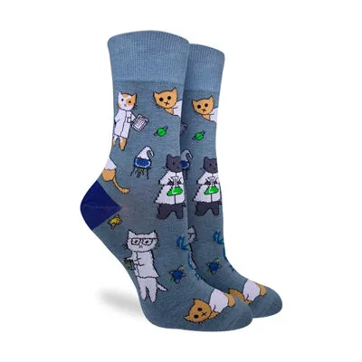 Science Cats Socks