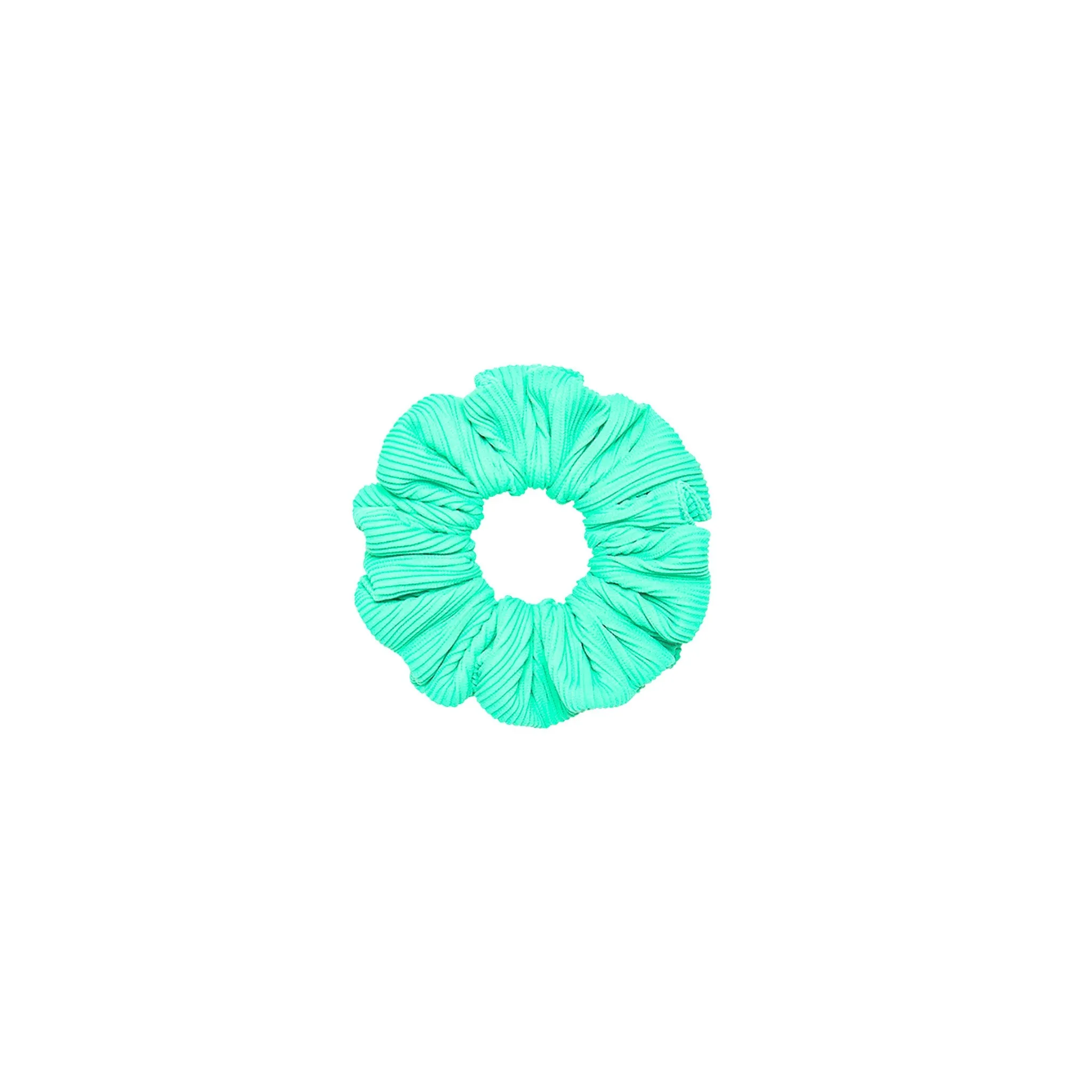 Scrunchie - Turquoise Mint Ribbed