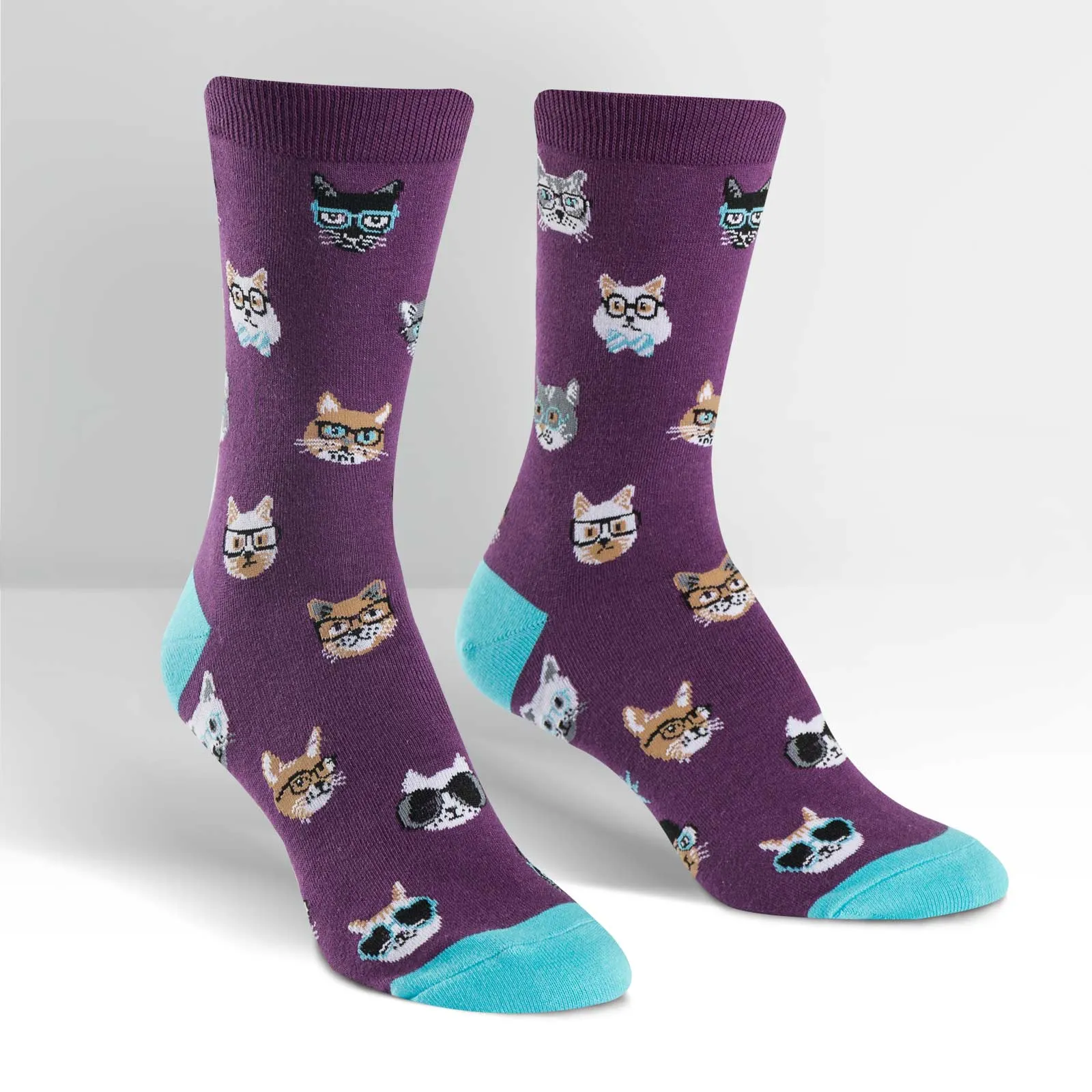 Smarty Cats Women's Crew Socks